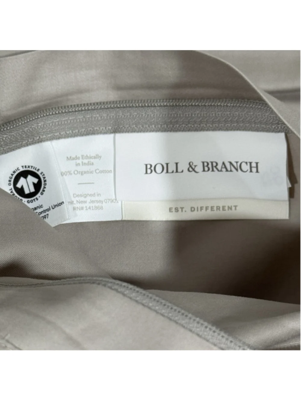 Boll & Branch Signature Hemmed Duvet Set In Pewter - Full/Queen